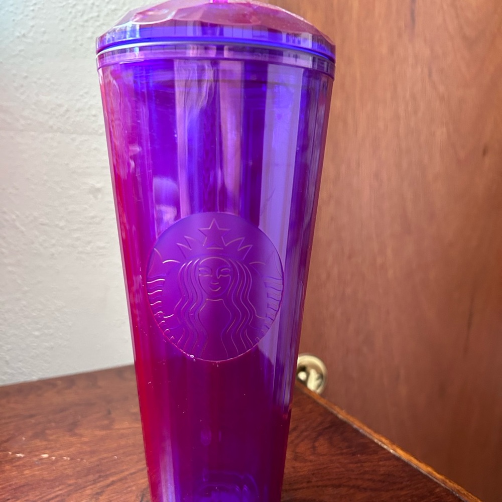 Purple Starbucks cup